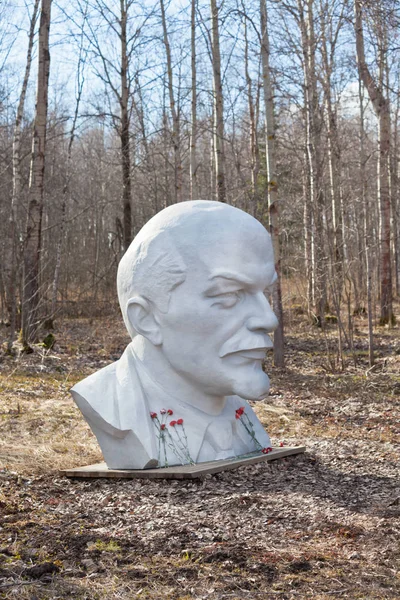 레닌의 백색 기념물 — 스톡 사진