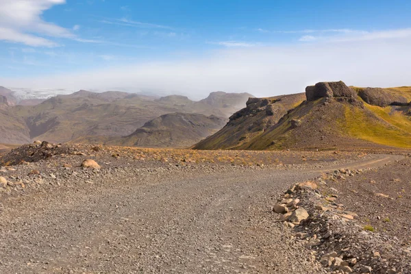 Islandská láva hory — Stock fotografie