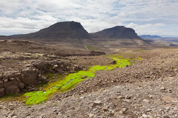 Islandia Paisaje con río y montañas — Foto de Stock