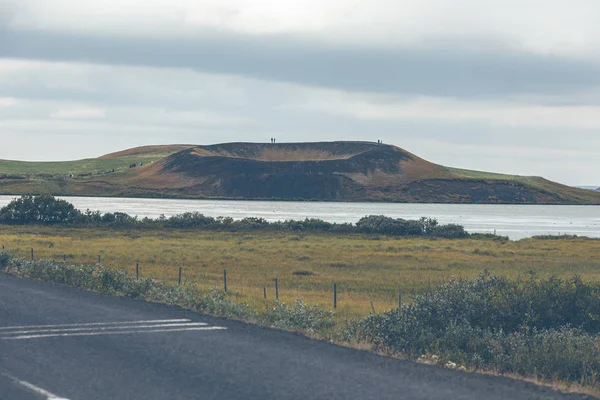 Skutustadagigar pseudocraters 冰岛 — 图库照片