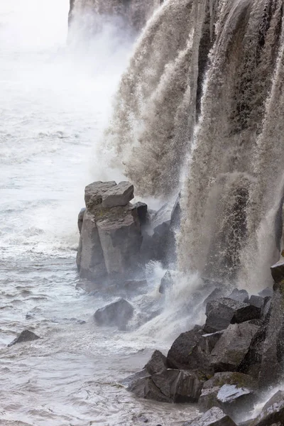 アイスランドの滝の検出 — ストック写真