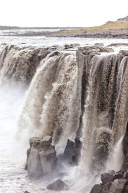 İzlanda 'da Dettifoss Şelalesi