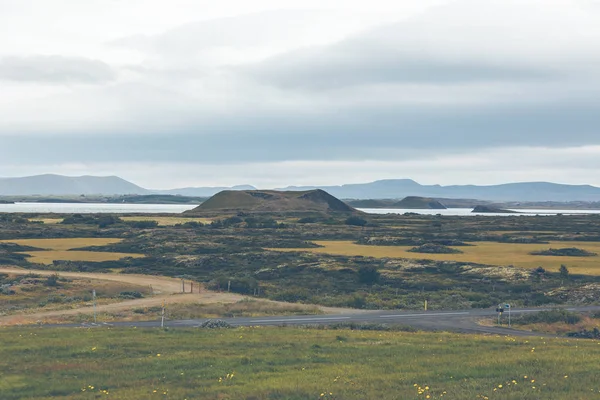 Pseudocráteres de Skutustadagigar, Islandia —  Fotos de Stock