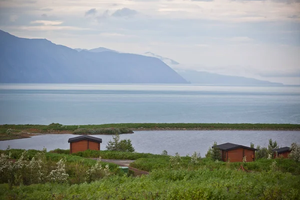 North Iceland'deki / sahil peyzaj — Stok fotoğraf