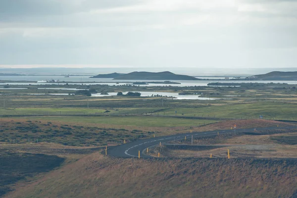 Pseudocráteres de Skutustadagigar, Islandia — Foto de Stock