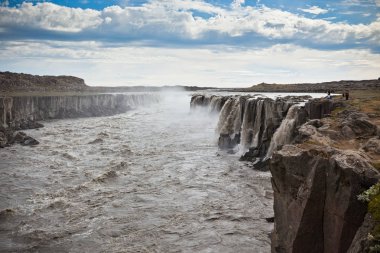 İzlanda 'da Dettifoss Şelalesi