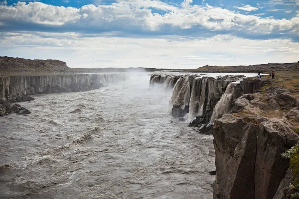 Dettifossův vodopád na Islandu — Stock fotografie