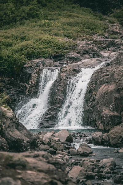 Summer Iceland Landscape with a Waterfall — Stock Photo, Image