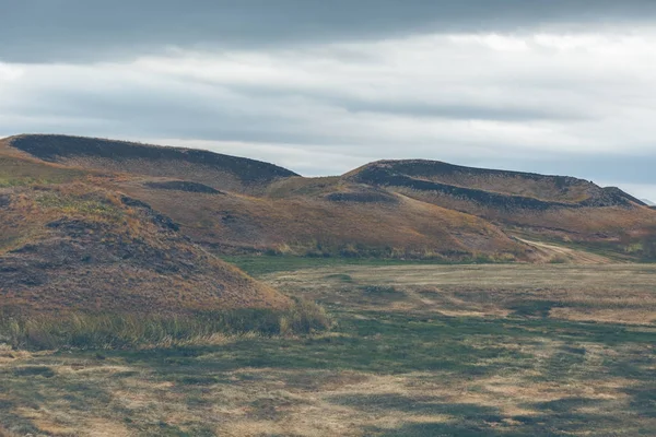 Skutustadagigar pseudokratrarna, Island — Stockfoto