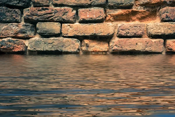 Wall with Water Reflections — Stock Photo, Image