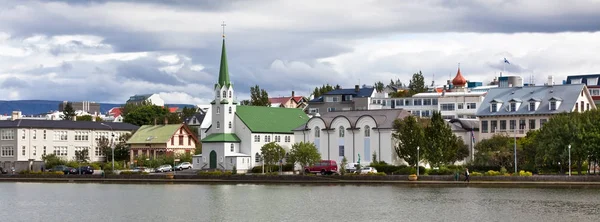 Nézd reykjavik, Izland fővárosa — Stock Fotó