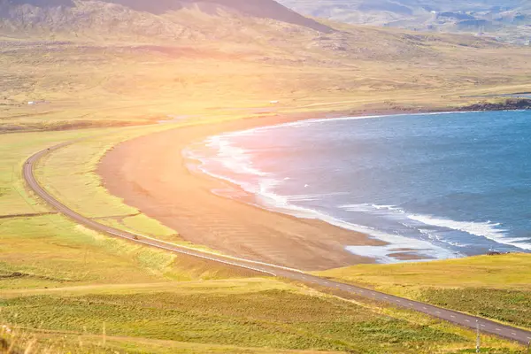 Westerse IJslandse zee kust — Stockfoto