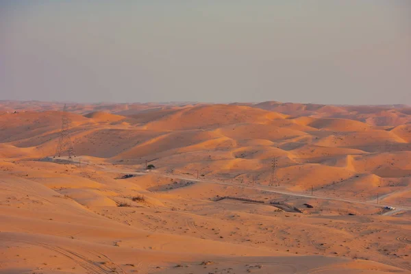 Пустеля дюни в Liwa, Об'єднані Арабські Емірати — стокове фото