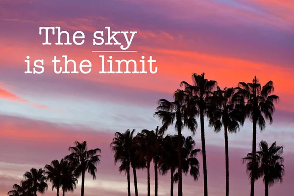 O céu é o limite — Fotografia de Stock