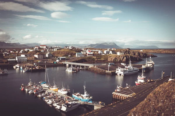 Stykkisholmur, západní části Islandu — Stock fotografie