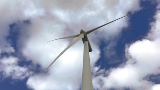 Werkende Windturbine Video — Stockvideo