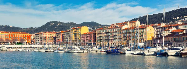 Yacht di Lusso e di Nizza, Costa Azzurra, Francia — Foto Stock