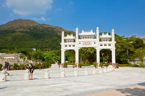 Velký Buddha Po Lin klášter v Hong Kongu — Stock fotografie