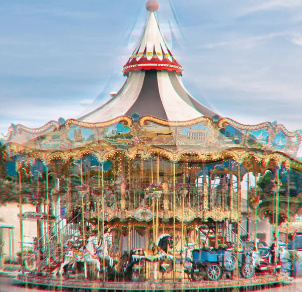 Kleur carrousel — Stockfoto