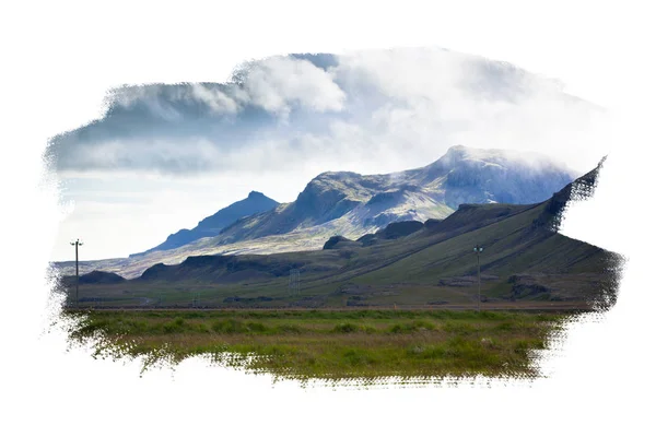 Paisagem montanhosa islandesa — Fotografia de Stock