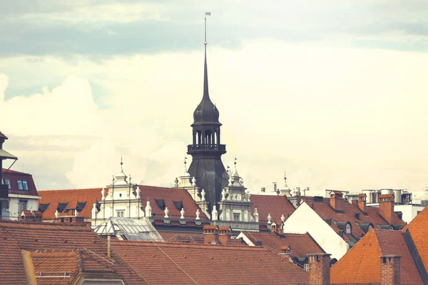 Maribor, Eslovénia, roofscape — Fotografia de Stock