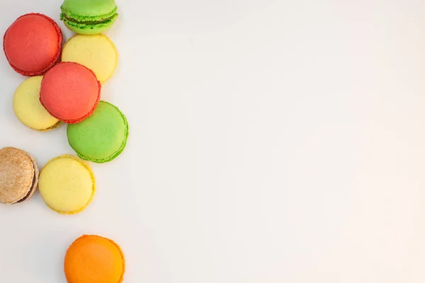 Ανάμικτο γλυκό παστέλ χρώμα macaroons — Φωτογραφία Αρχείου