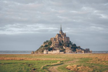 Mont Saint Michel abbey clipart