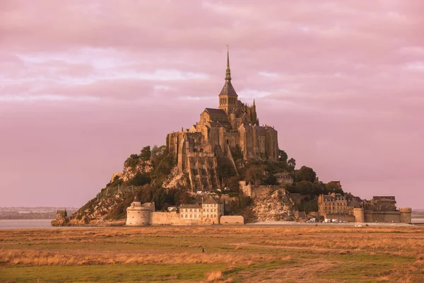 Mont saint michel manastırına — Stok fotoğraf