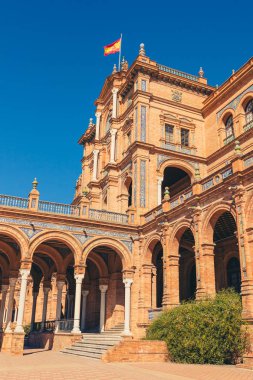 Plaza de Espana, Seville, İspanya