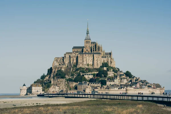 Мон-Сен-Michel абатство — стокове фото