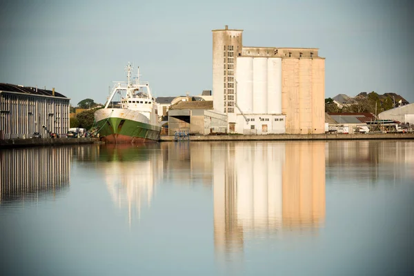 Vista do porto de Saint Malo, França — Fotografia de Stock