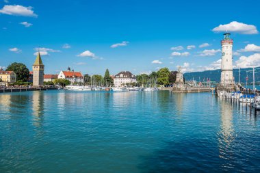 Lindau Konstanz Gölü, Bodensee, deniz feneri