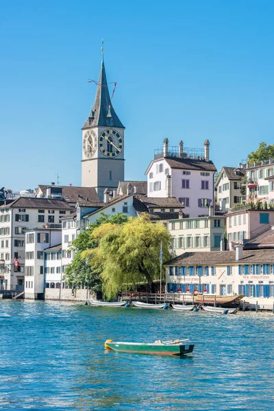 Vista do centro histórico de Zurique — Fotografia de Stock