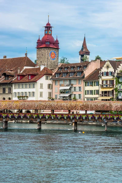 Vue du centre historique de Luzern — Photo