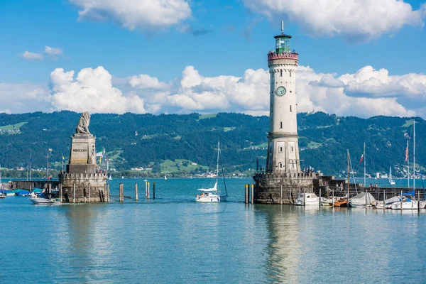 Phare de Lindau au lac de Constance, Bodensee — Photo