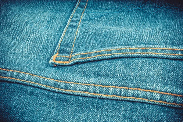 Blauwe jeans textuur achtergrond — Stockfoto