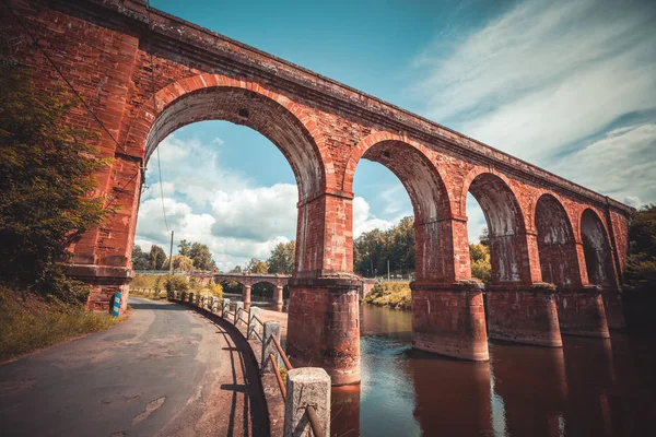 Huge train bridge in France — Stock Photo, Image