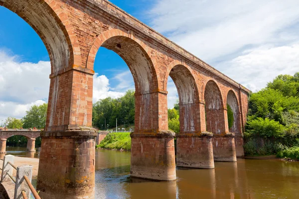 Huge train bridge in France — Stock Photo, Image