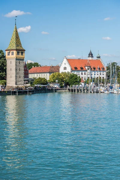 Widok miasta Lindau Bodensee, Niemcy — Zdjęcie stockowe