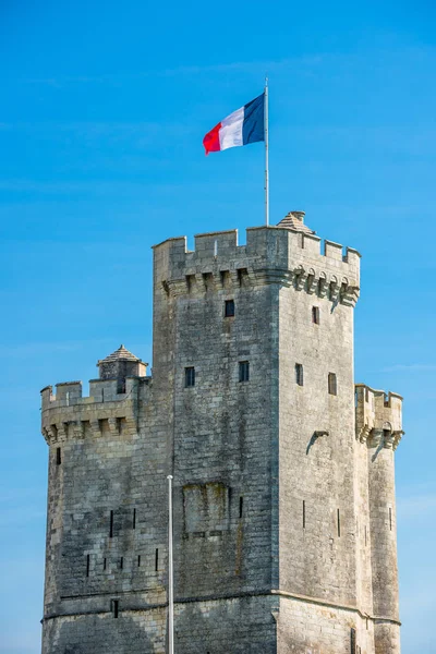 Torre del puerto de fortaleza de La Rochelle — Foto de Stock