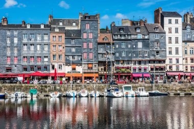 Honfleur harbour normandy, Fransa için