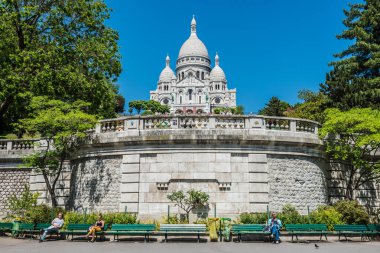 Sacre Coeur Bazilikası'na Katedrali, Montmartre Paris