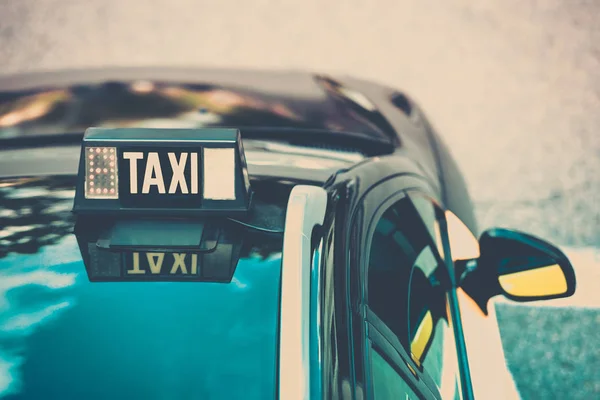 Vacante taxi detail — Stockfoto