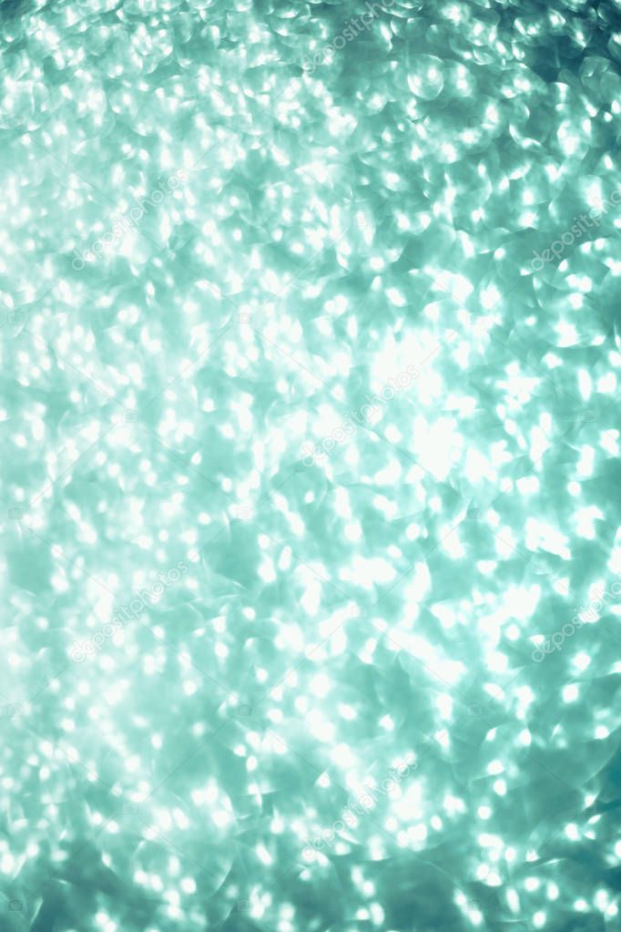 Holiday Neo mint green abstract bokeh background