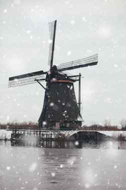 Kinderdijk, Hollanda 'daki yel değirmenleri