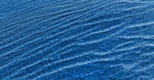 Sanddüne Wellen Hintergrundfarbe Des Jahres 2020 Klassisch Blau Getönt — Stockfoto