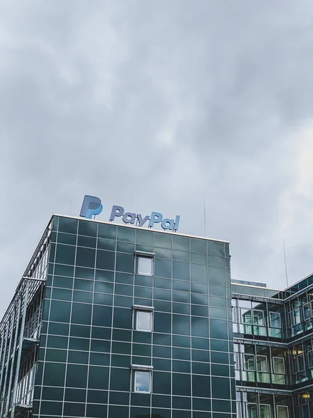 Paypal Holdings Inc Amerikanskt Företag Som Driver Världsomspännande Logotyp För — Stockfoto