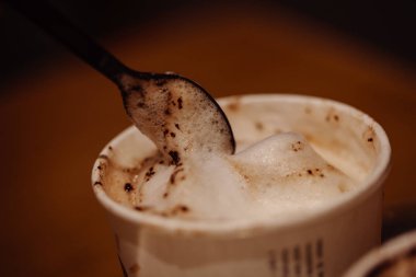 Taze aromatik Cappuccino Kahve