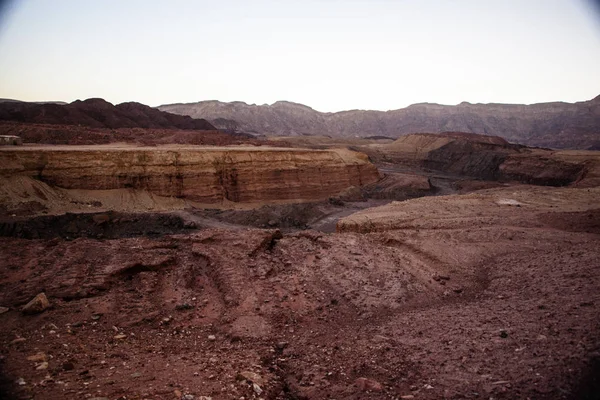 Parque Nacional de Timna, situado a 25 km al norte de Eilat, Israel . — Foto de Stock