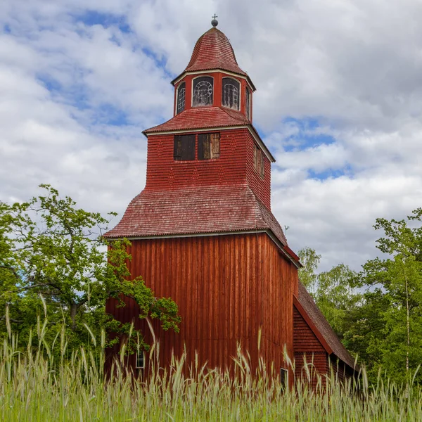 Old church at Skansen — 图库照片